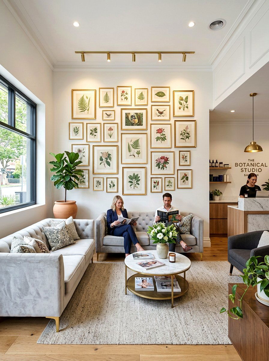 Framed Nature Prints - 25 Spring Salon Decor Ideas