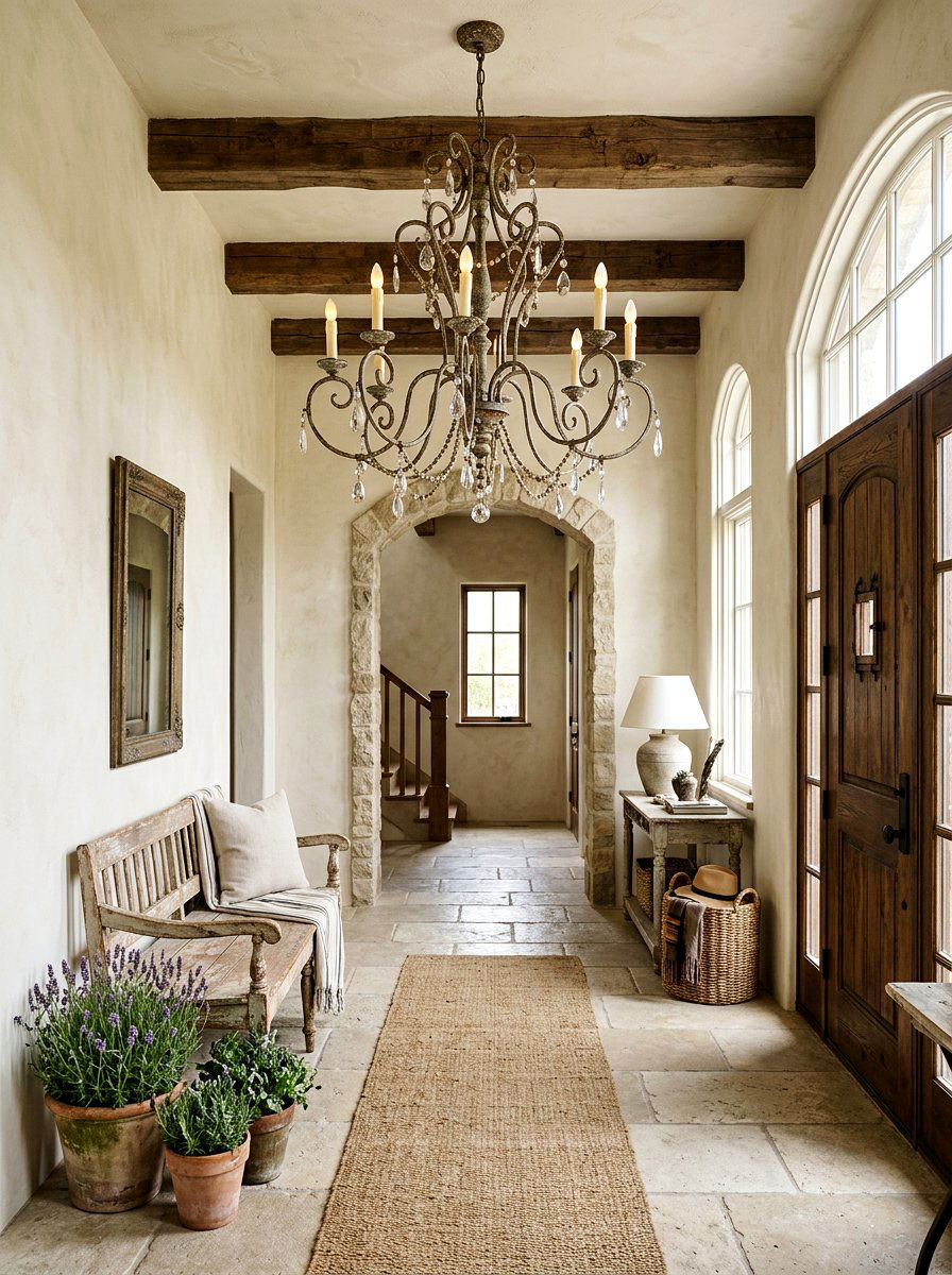 French Country Entryway Chandelier - 25 Spring Foyer Chandelier Ideas