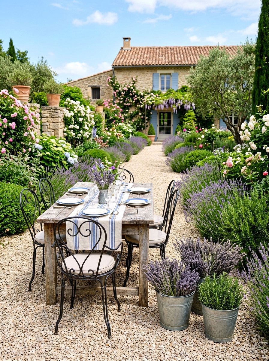 French Country Garden - 25 Spring Garden Party Theme Ideas