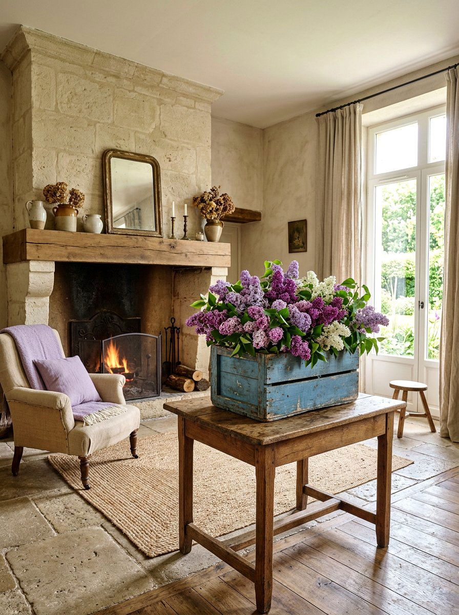 French Country Lilac Style - 25 Spring Lilac Arrangement Ideas