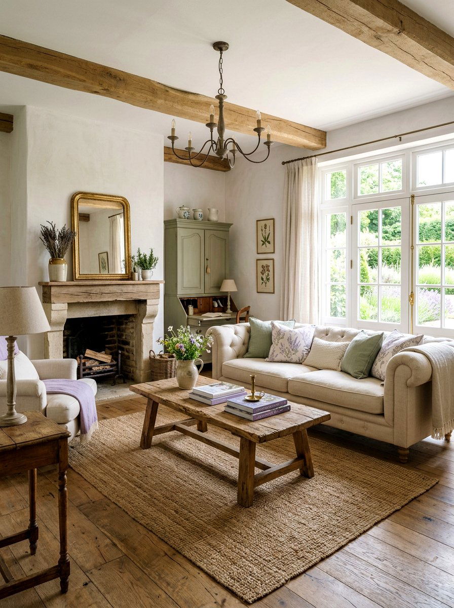 French Country Living Room - 25 Spring French Country Decor Ideas