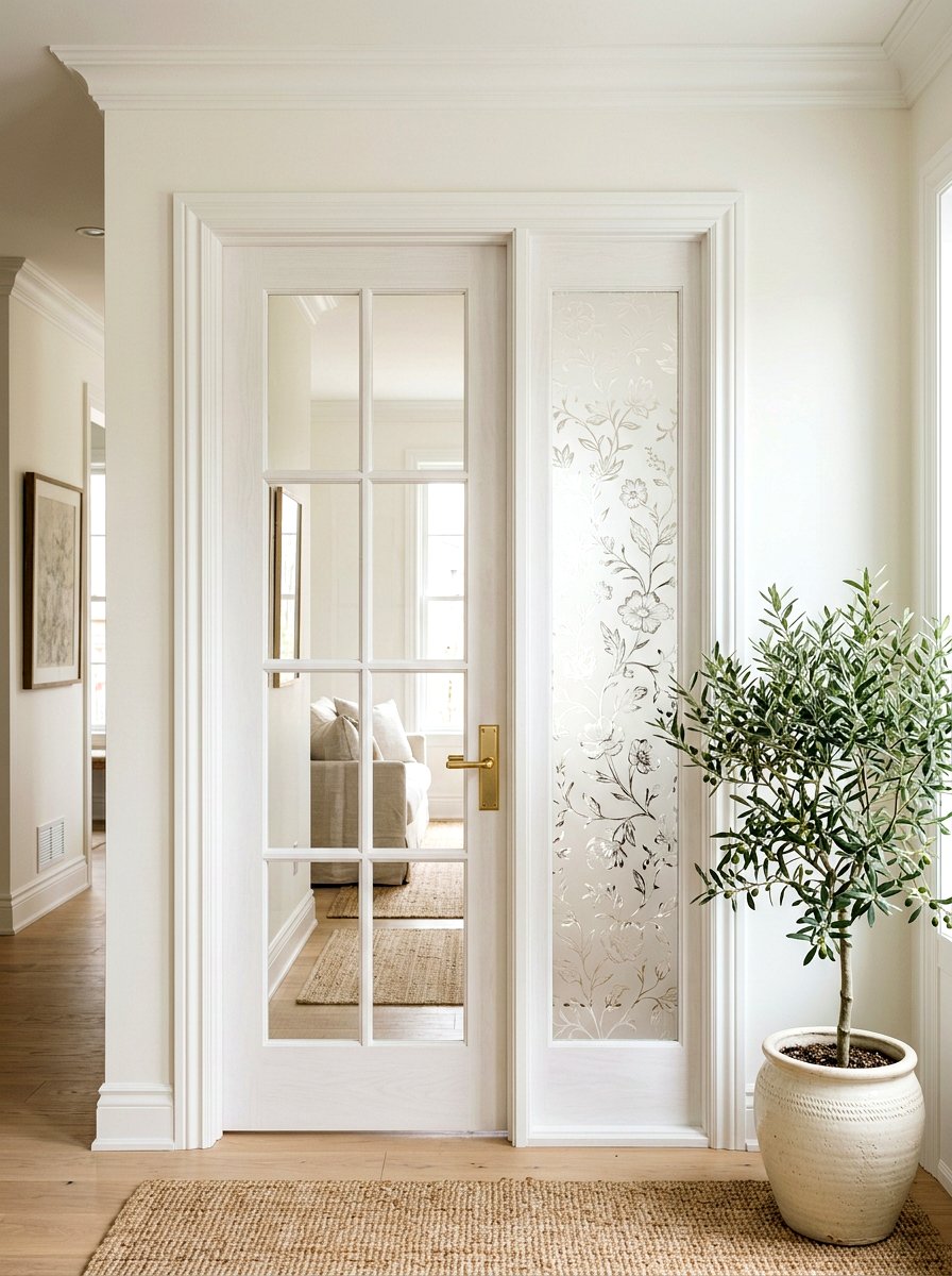 French Door Sidelight - 25 Spring Patio Door Decor Ideas