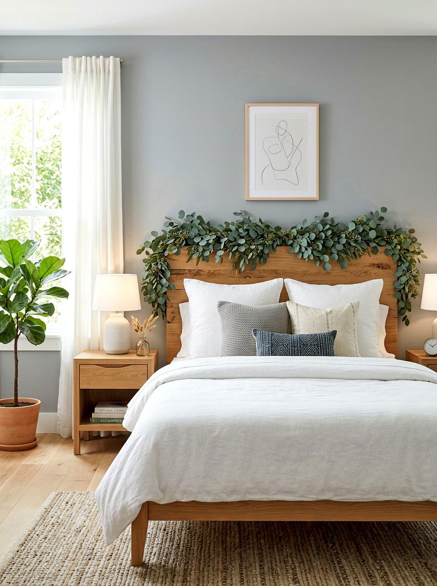 Fresh Eucalyptus Garland - 25 Spring DIY Garland Ideas