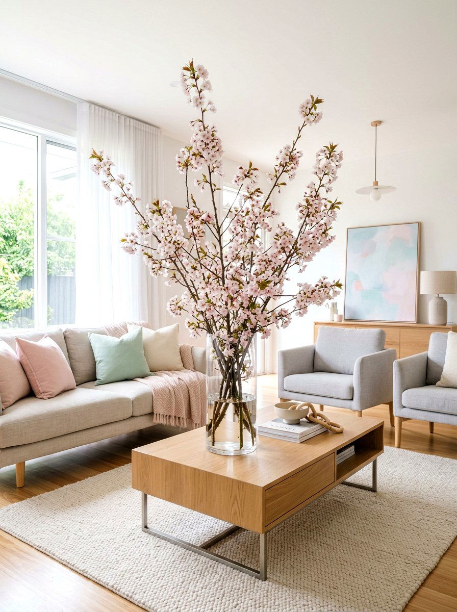 Fresh Floral Display - 25 Spring Mobile Home Decor Ideas