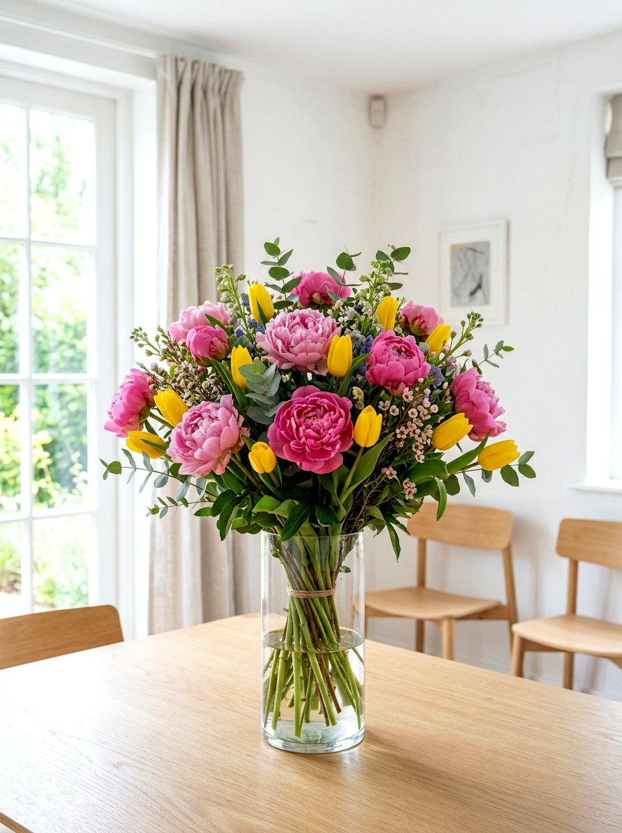 Fresh Flower Arrangement - 25 Spring Refresh Ideas for Home
