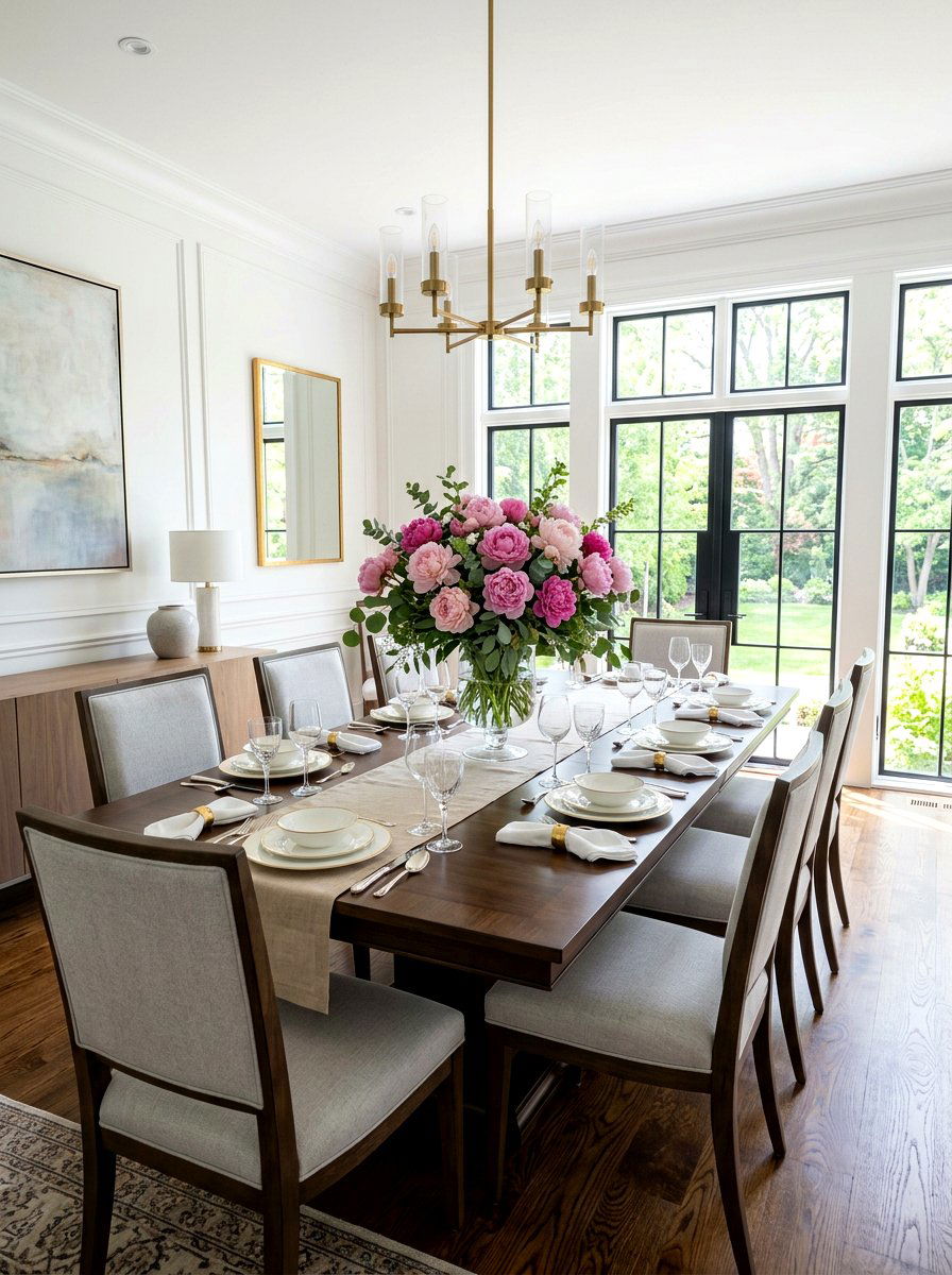 Fresh Flower Arrangement - 25 Spring Real Estate Staging Ideas