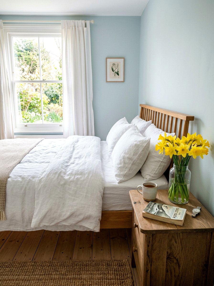 Fresh Flower Vase - 25 Spring Nightstand Decor Ideas