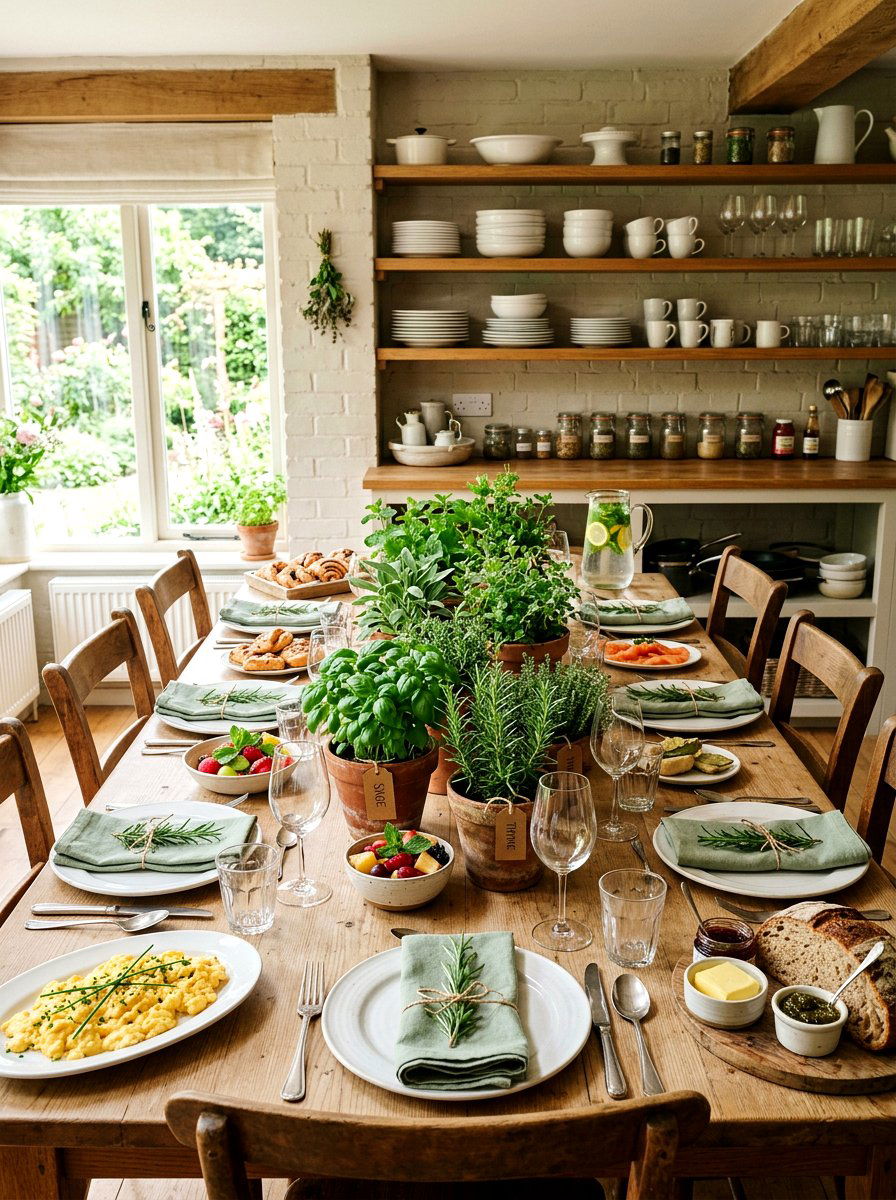 Fresh Herb Brunch - 25 Spring Mother's Day Brunch Ideas