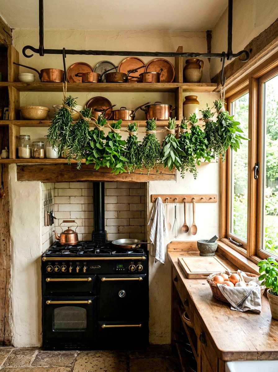 Fresh Herb Garland - 25 Spring DIY Garland Ideas