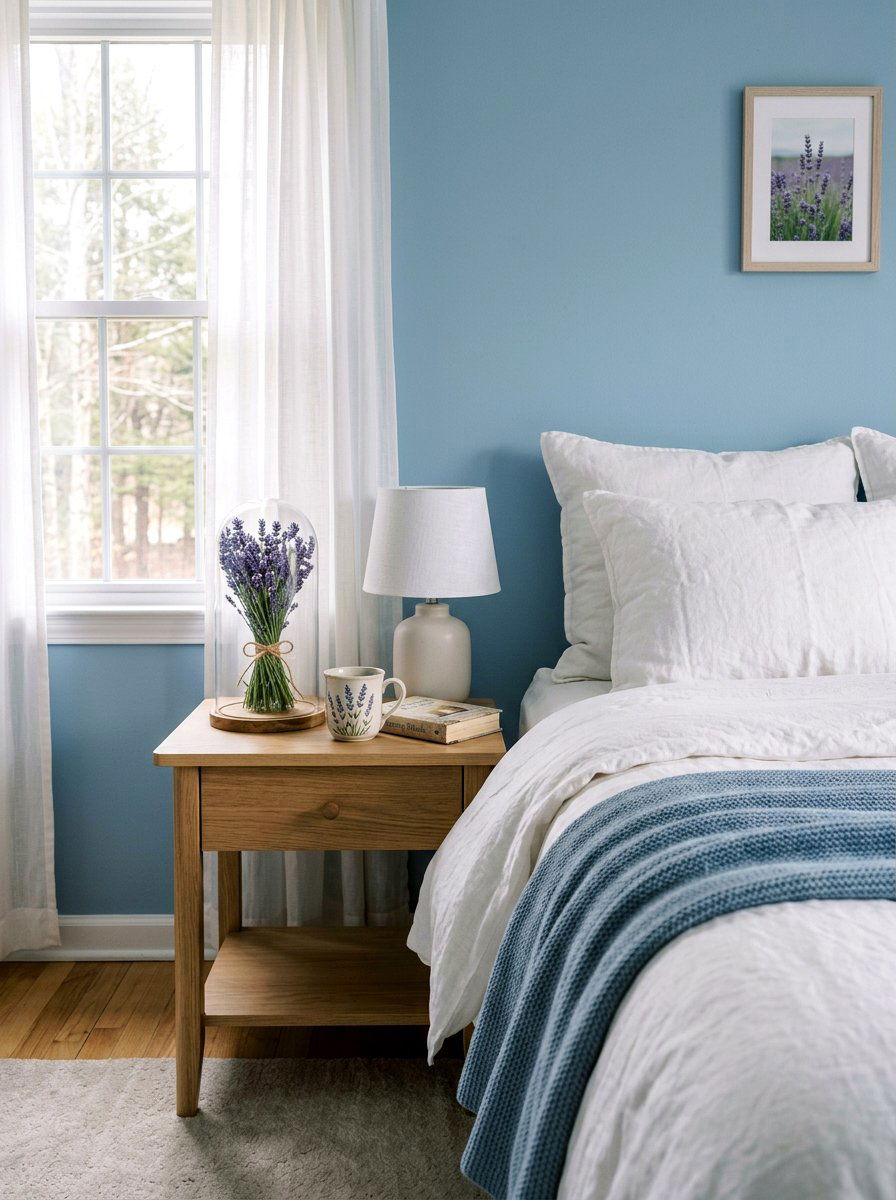 Fresh Lavender Sprigs - 25 Spring Glass Cloche Ideas