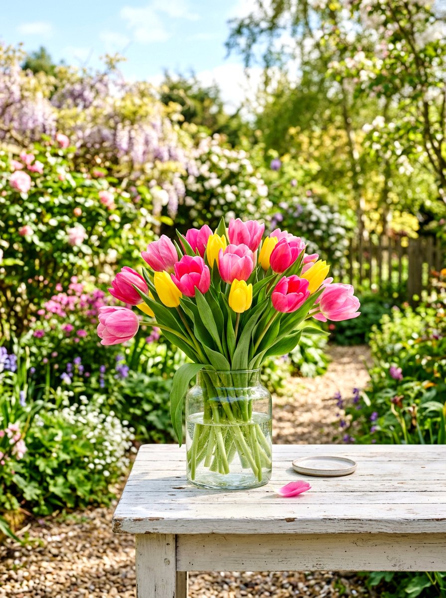 Fresh Tulip Bouquet - 25 Spring Photo Prop Ideas