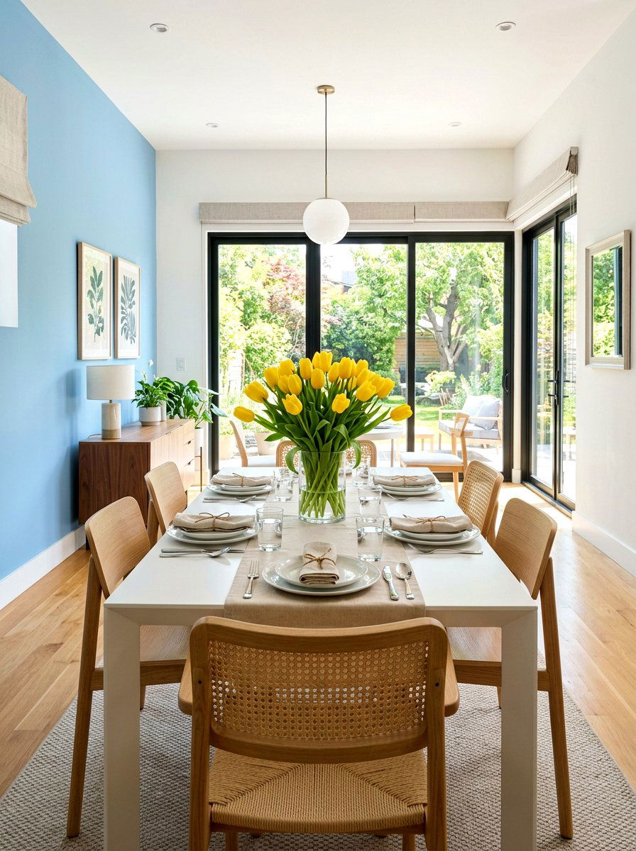 Fresh Tulip Centerpiece - 25 Spring Afternoon Tea Decor Ideas