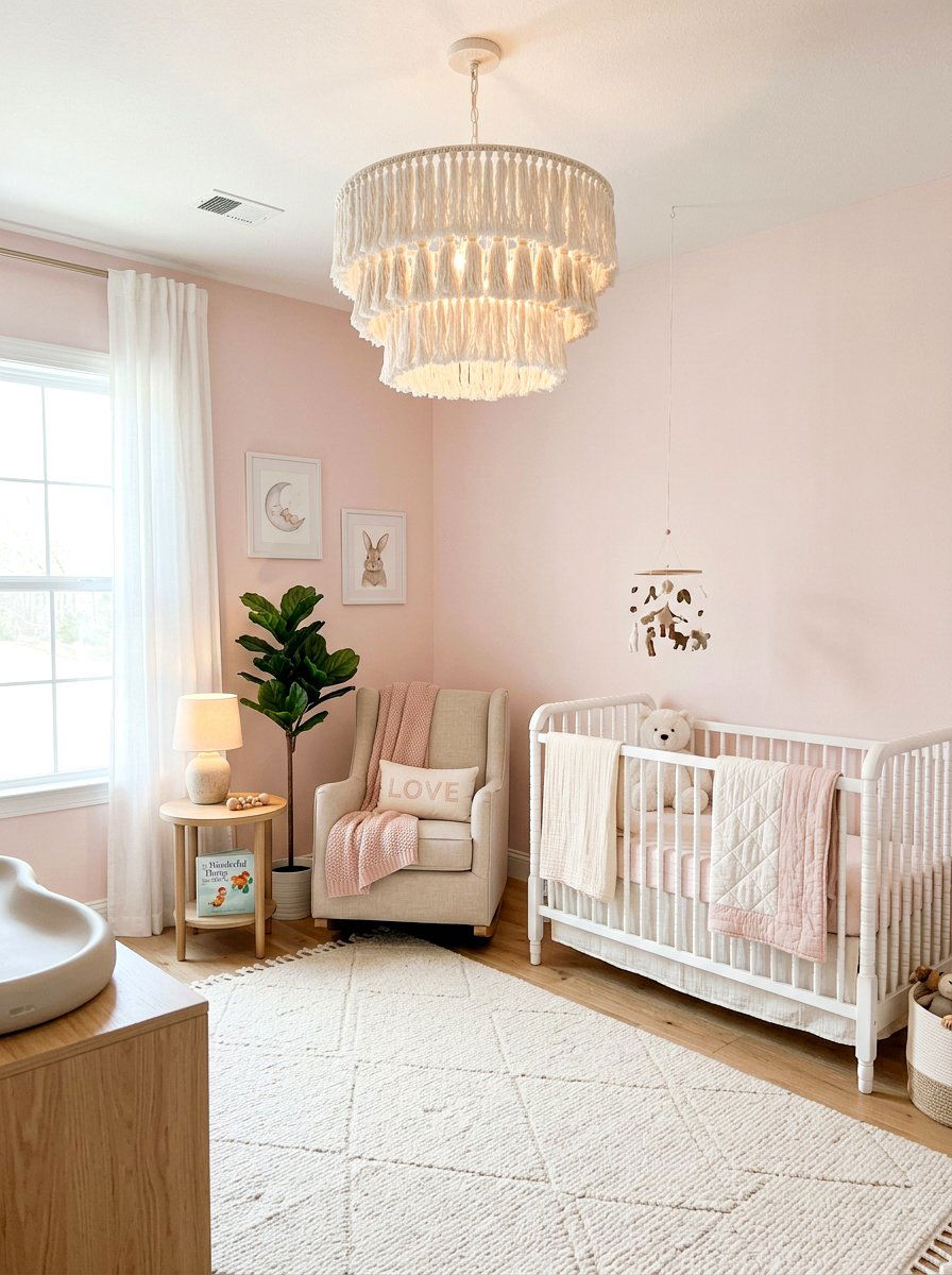 Fringe Chandelier - 25 Spring Fringe Decor Ideas