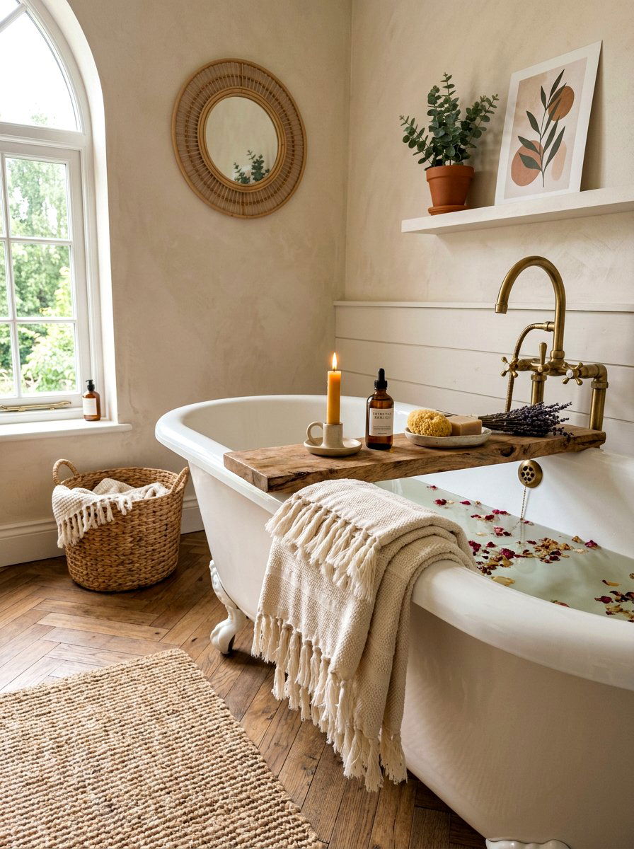 Fringed Cotton Towels - 25 Spring Towel Display Ideas