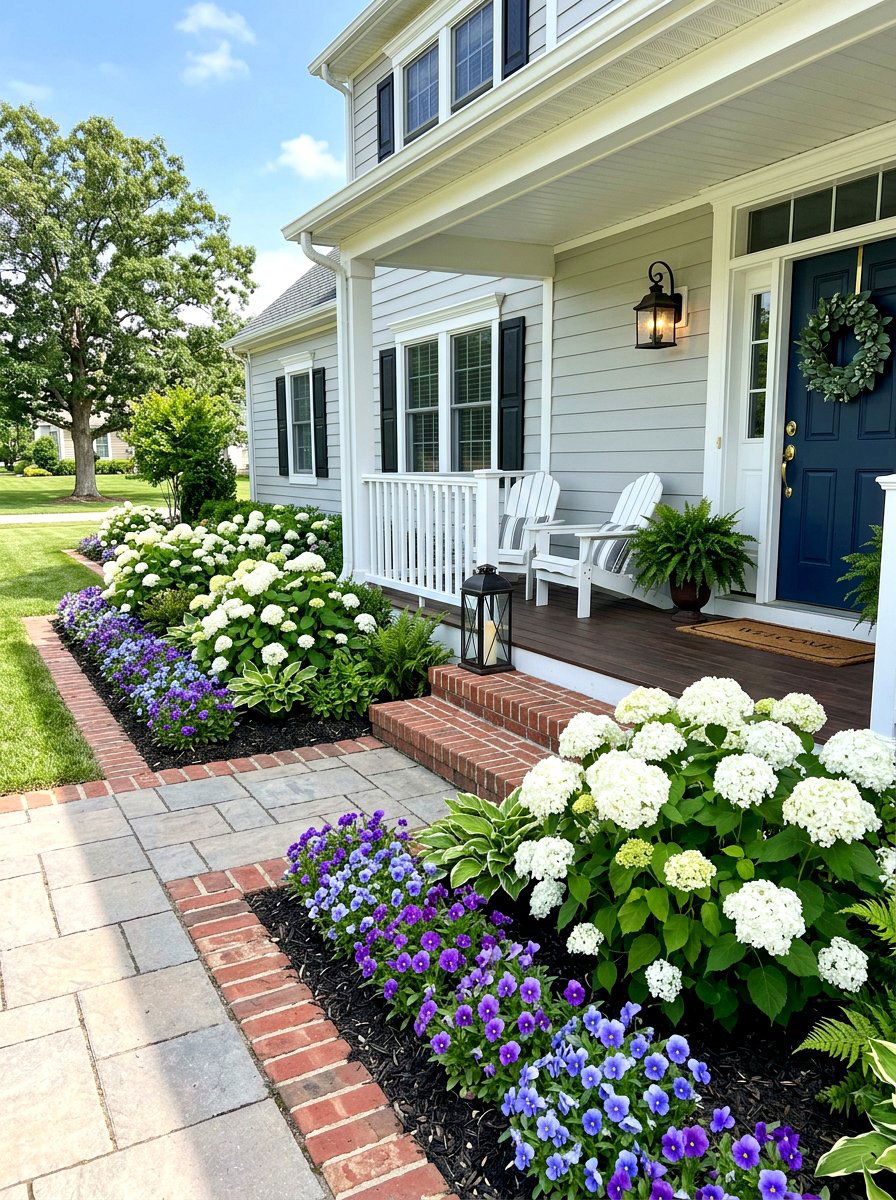 Front Porch Flower Bed - 25 Spring Flower Bed Ideas