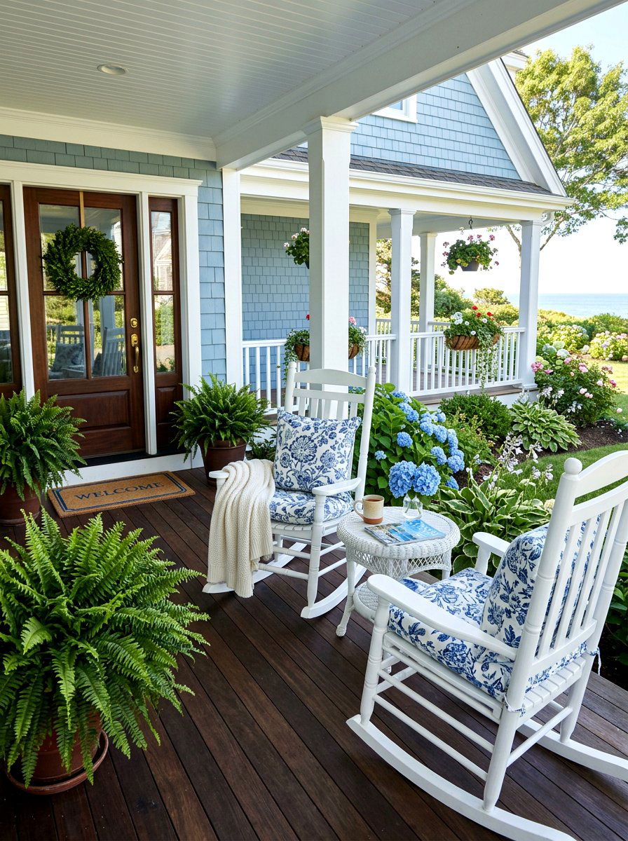 Front Porch Rocker - 25 Front Yard Spring Decor Ideas