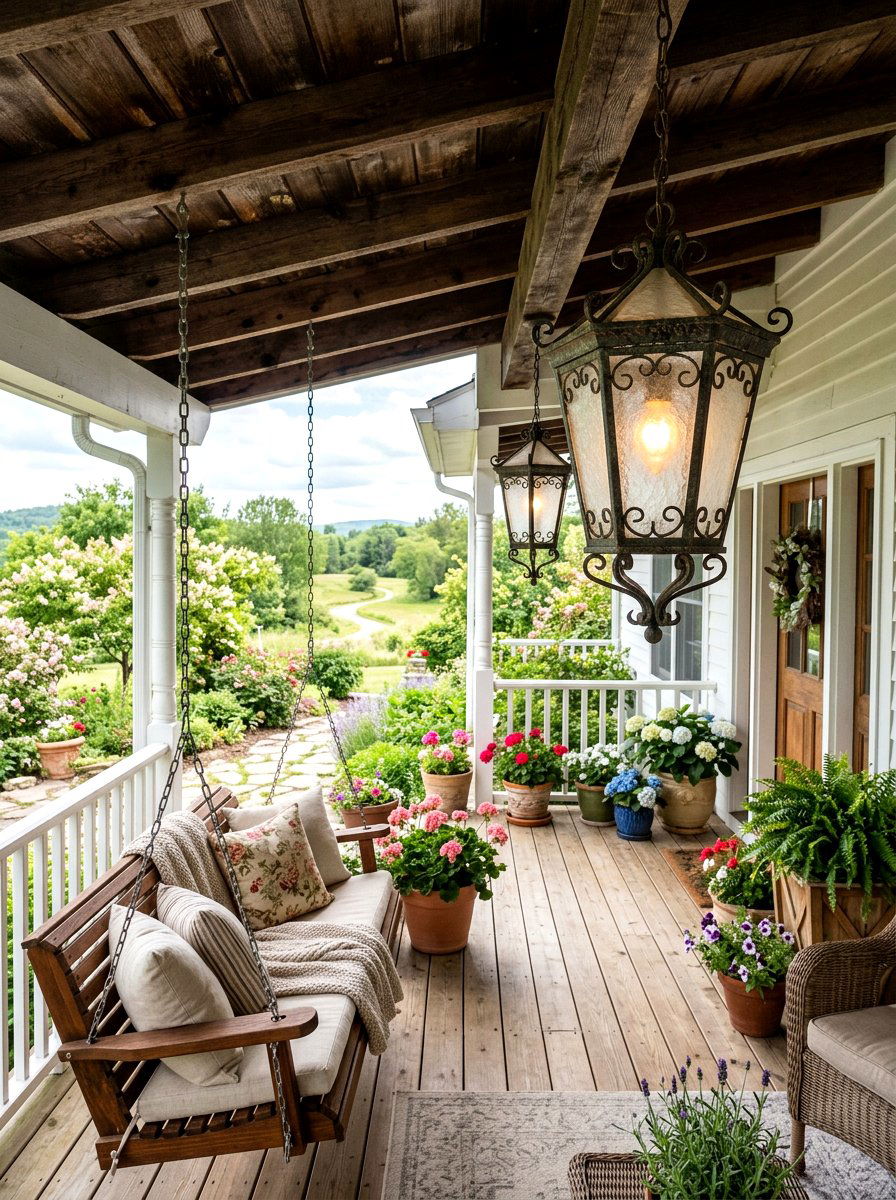 Frosted Glass Lantern - 25 Spring Glass Decor Ideas