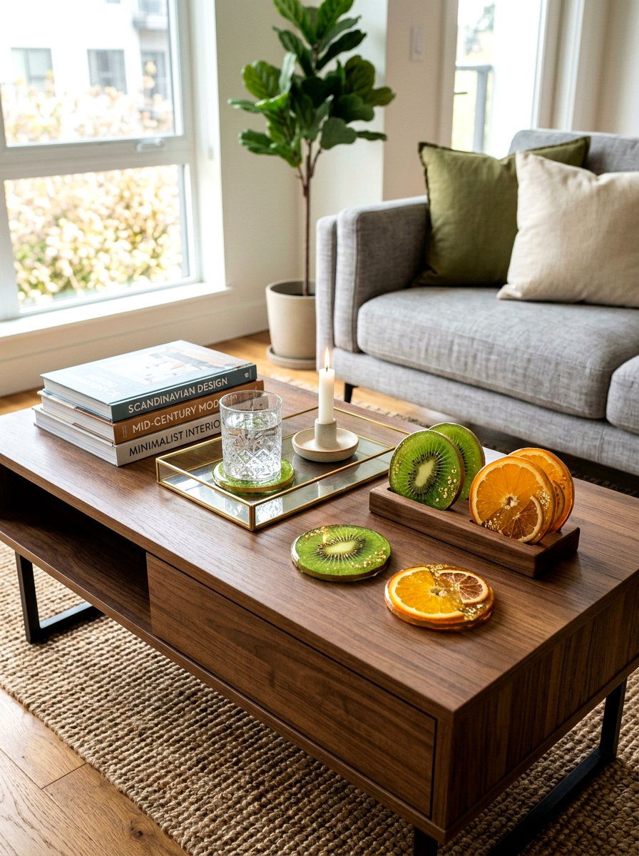 Fruit Coaster Set - 25 Spring Fruit Decor Ideas