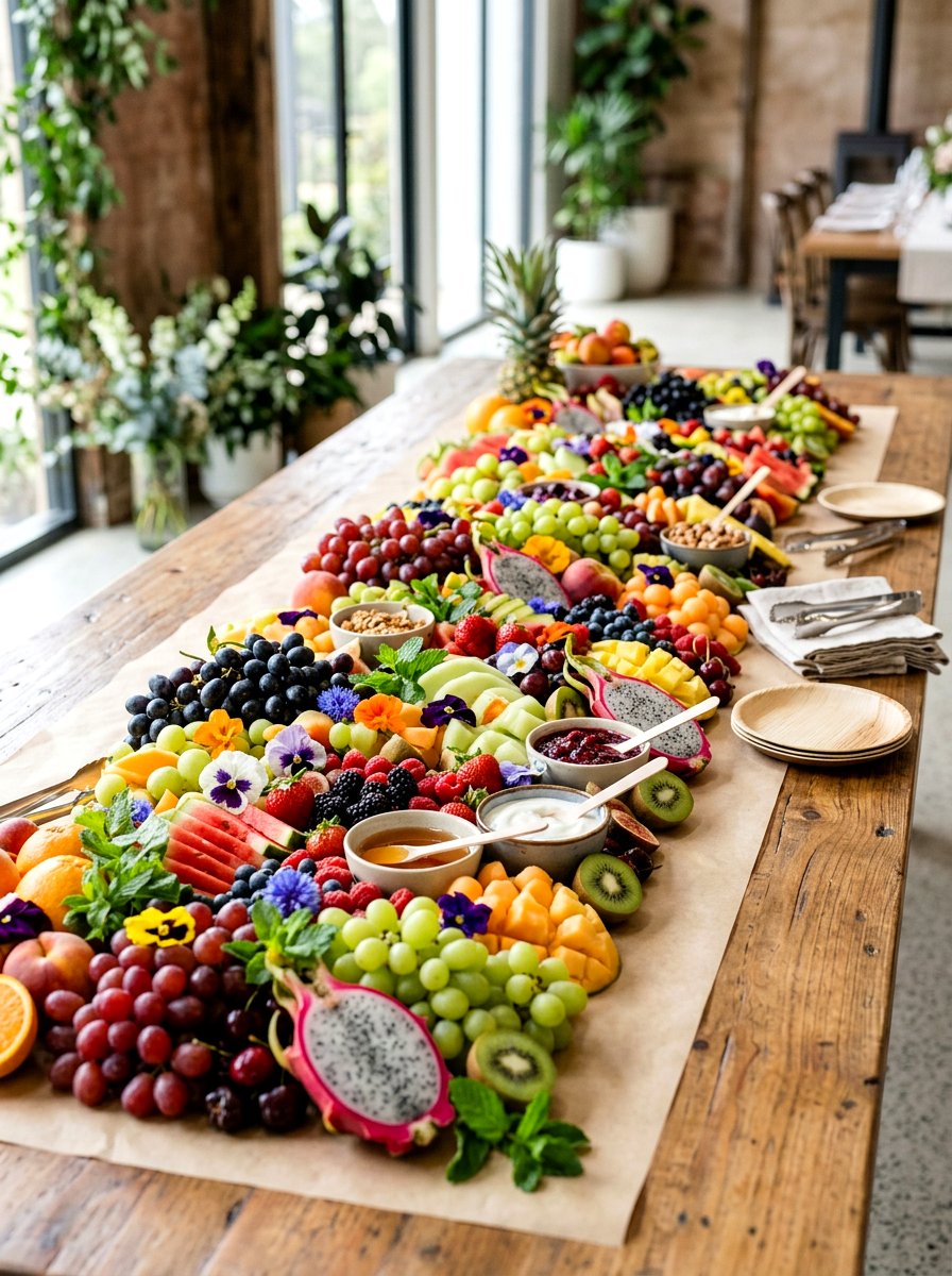 Fruit Grazing Table - 25 Spring Sunday Brunch Ideas