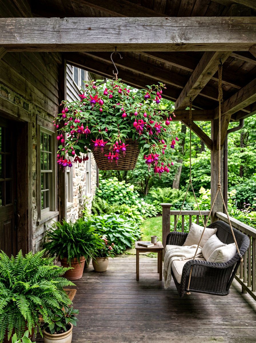 Fuchsia Hanging Basket - 25 Spring Annual Flower Ideas