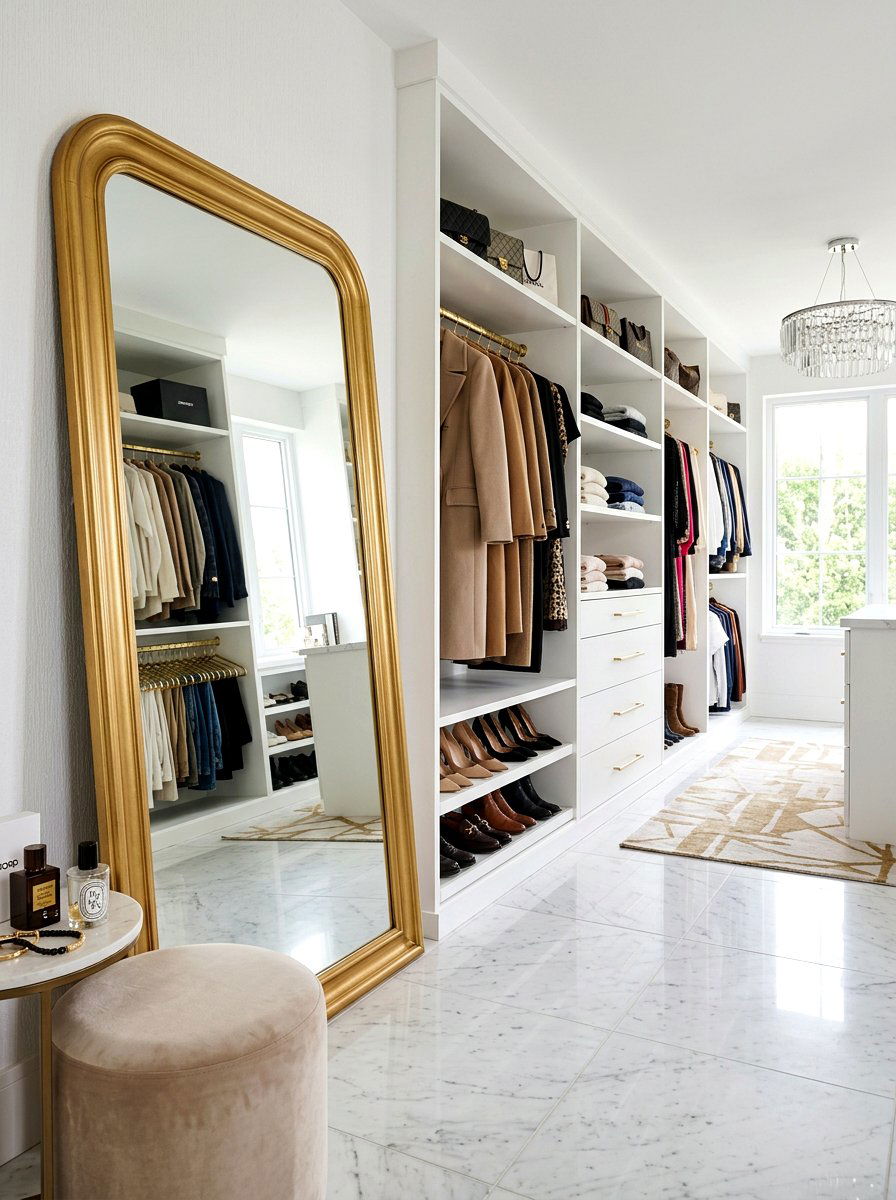 Full Length Mirror - 25 Spring Closet Refresh Ideas