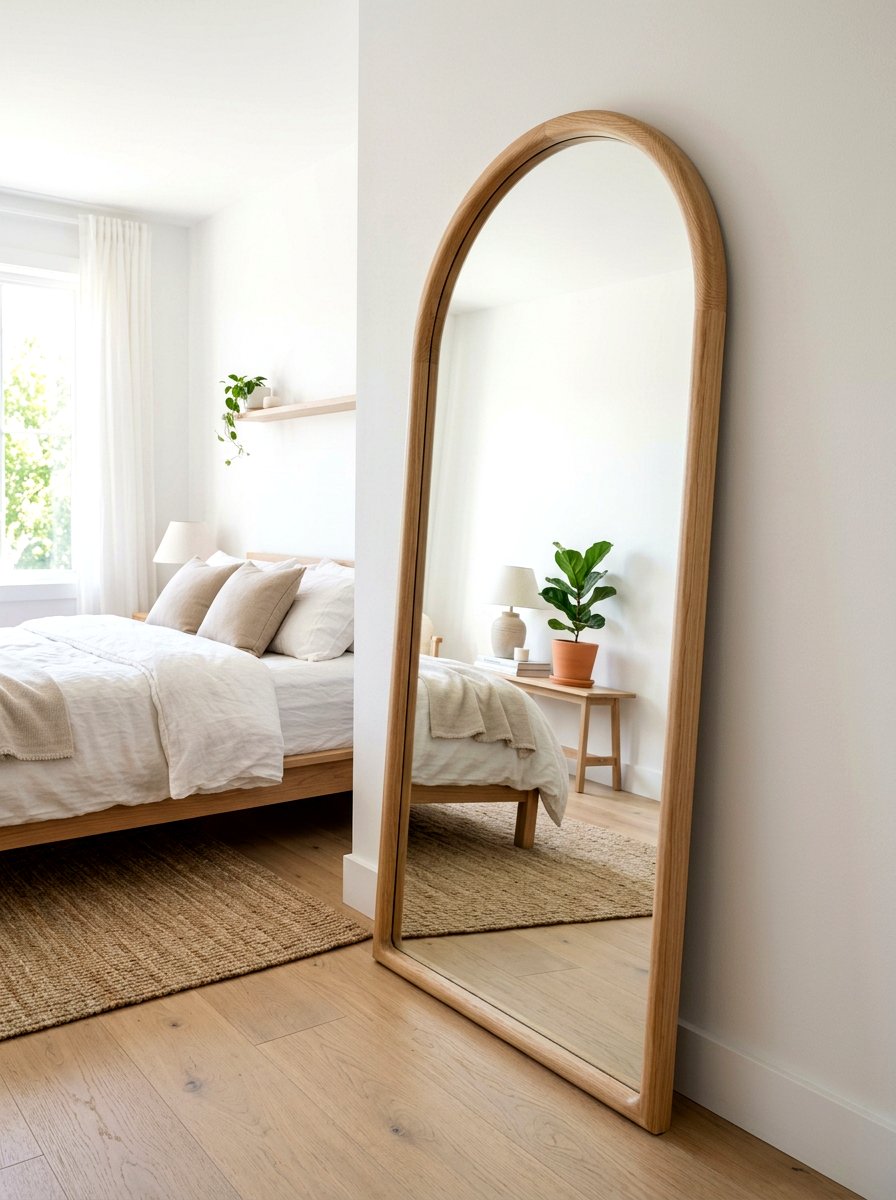 Full length arched mirror - 25 Spring Organic Modern Decor Ideas