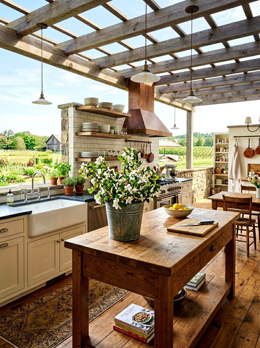 Galvanized metal bucket - 25 Spring Vintage Decor Ideas