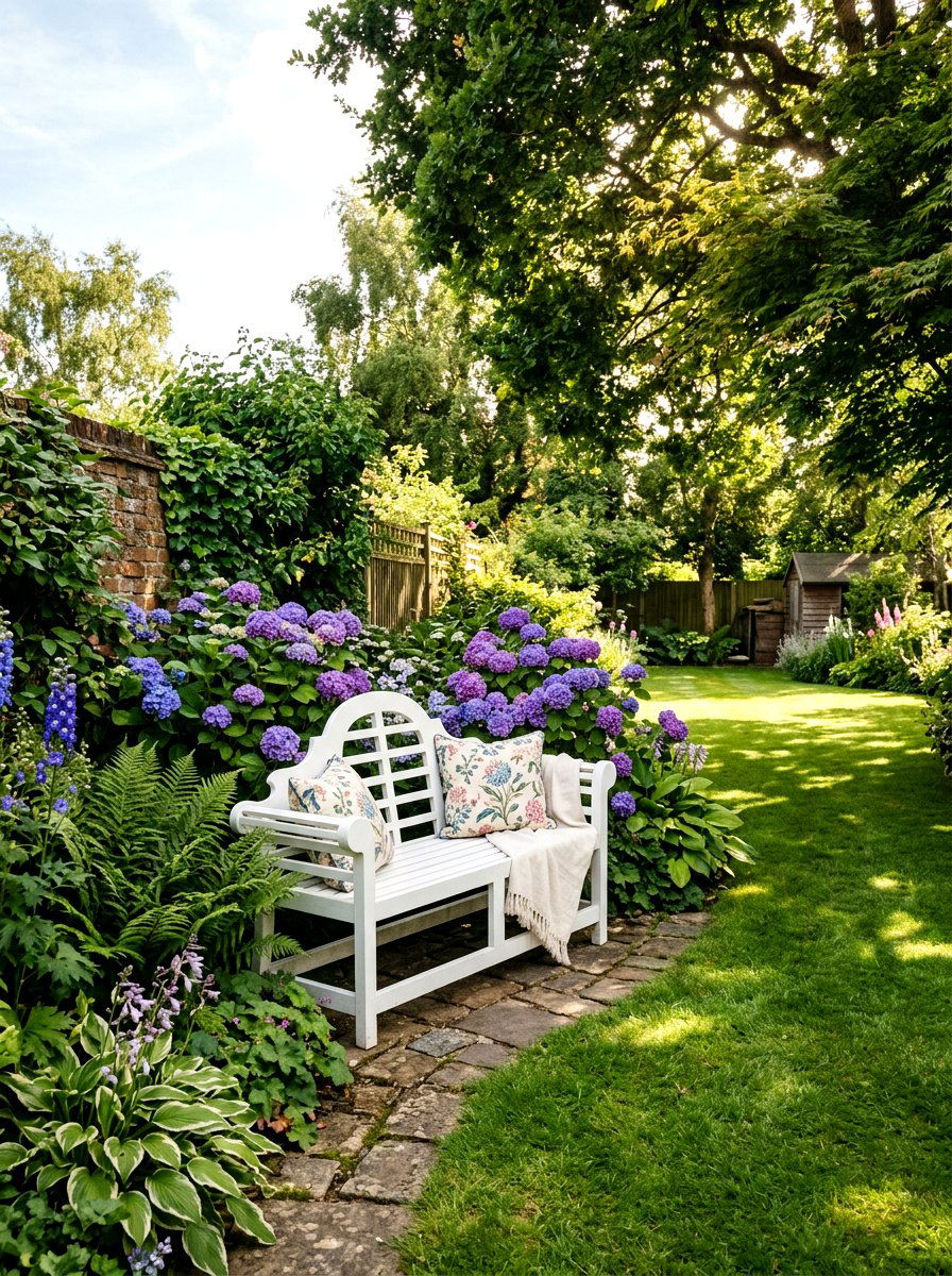 Garden Bench Seating - 25 Spring Outdoor Decor Ideas