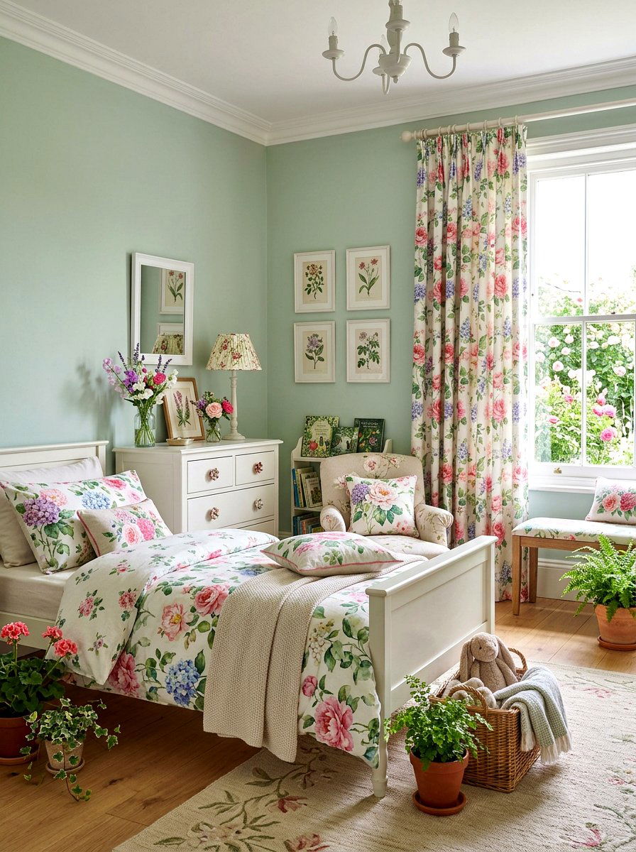 Garden Flower Nursery Theme - 25 Spring Baby Room Decor Ideas