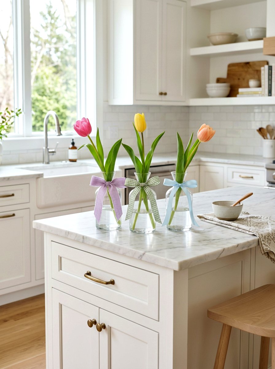 Garden Gate Ribbon - 25 Spring Ribbon Decor Ideas