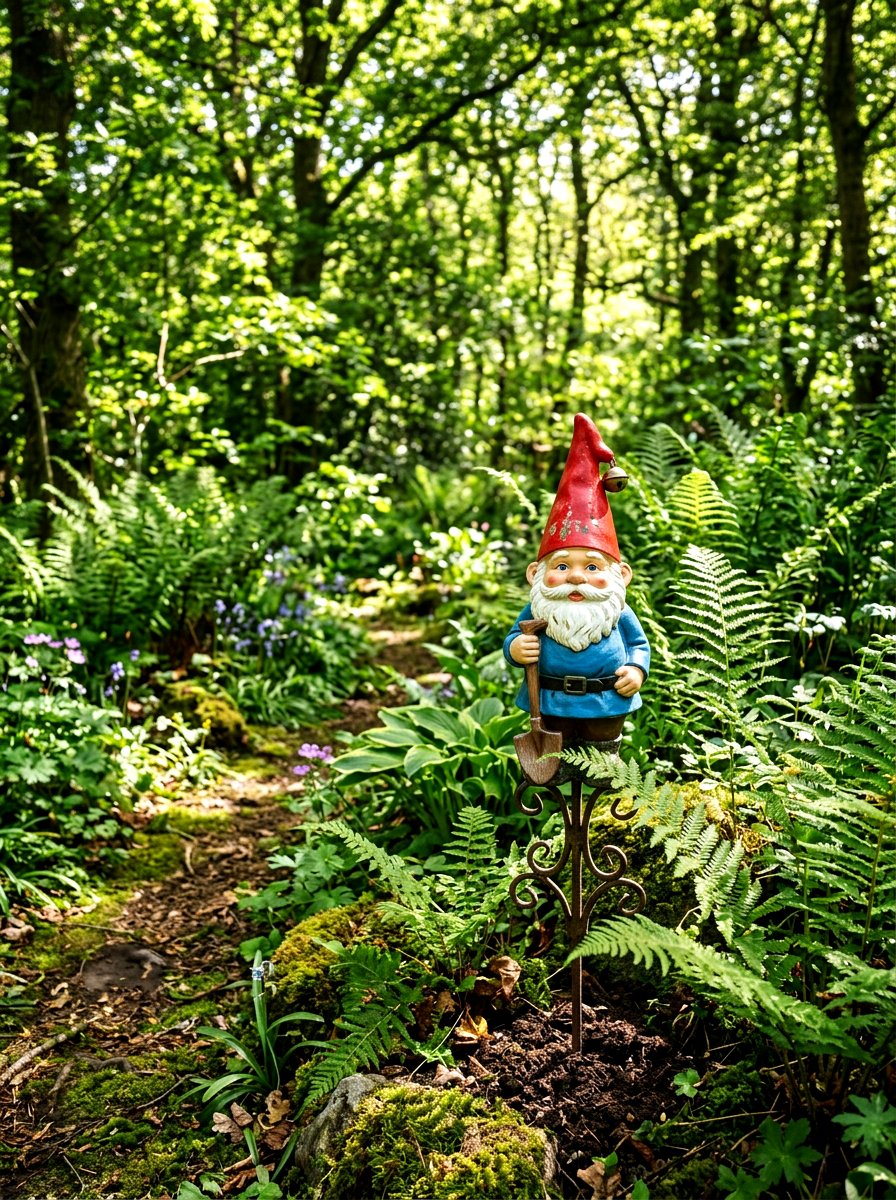 Garden Gnome Stake - 25 Spring Garden Stake Ideas