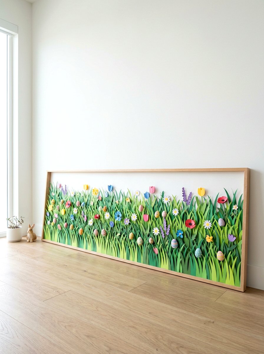 Garden Grass Border - 25 Spring Bulletin Board Ideas