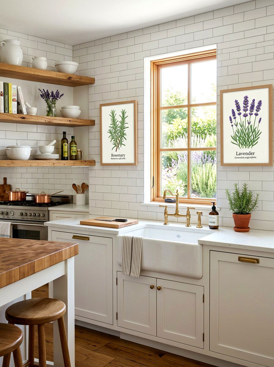 Garden Herb Print - 25 Spring Botanical Print Ideas