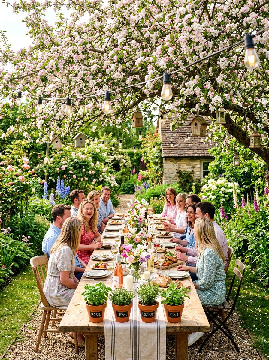Garden Outdoor Party - 25 Spring Table Decor Ideas