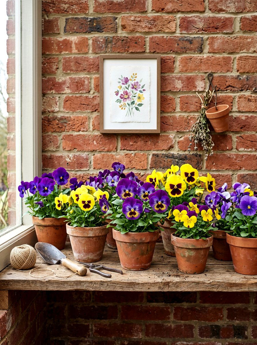 Garden Pansy - 25 Spring Crepe Paper Flower Ideas