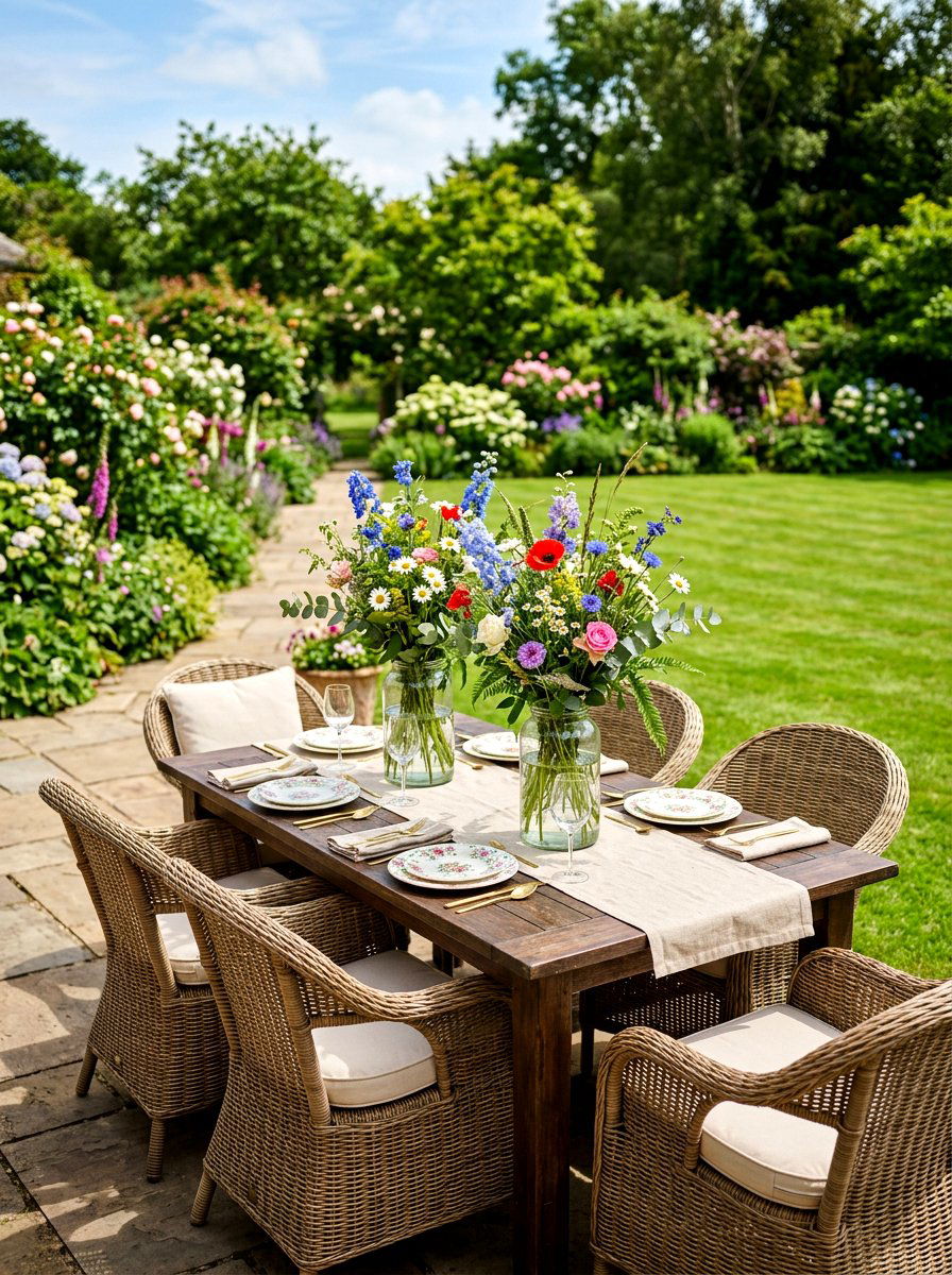 Garden Party Centerpiece - 25 Spring Luncheon Decor Ideas