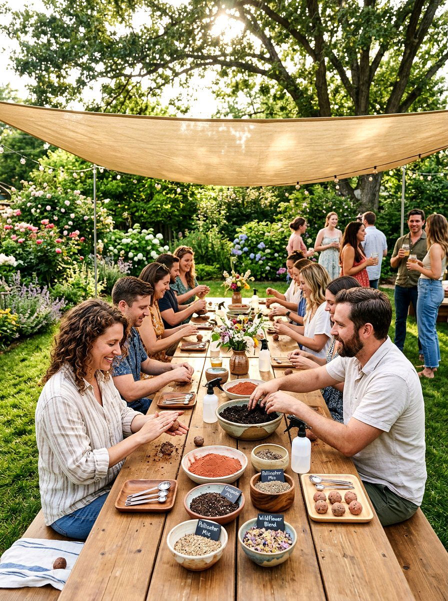 Garden Party Seed Bomb - 25 Spring Seed Bomb Ideas