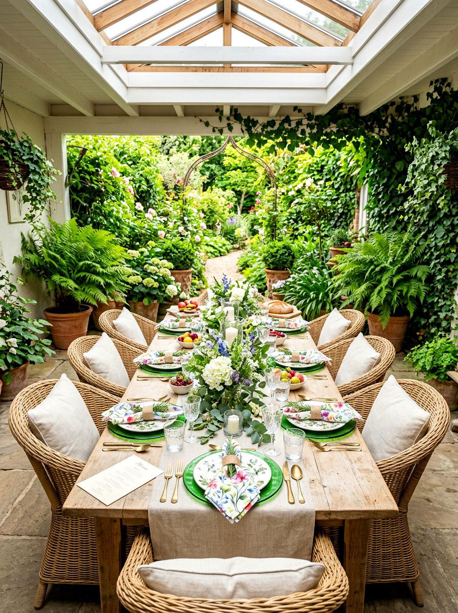 Garden Party Theme - 25 Spring Brunch Table Ideas