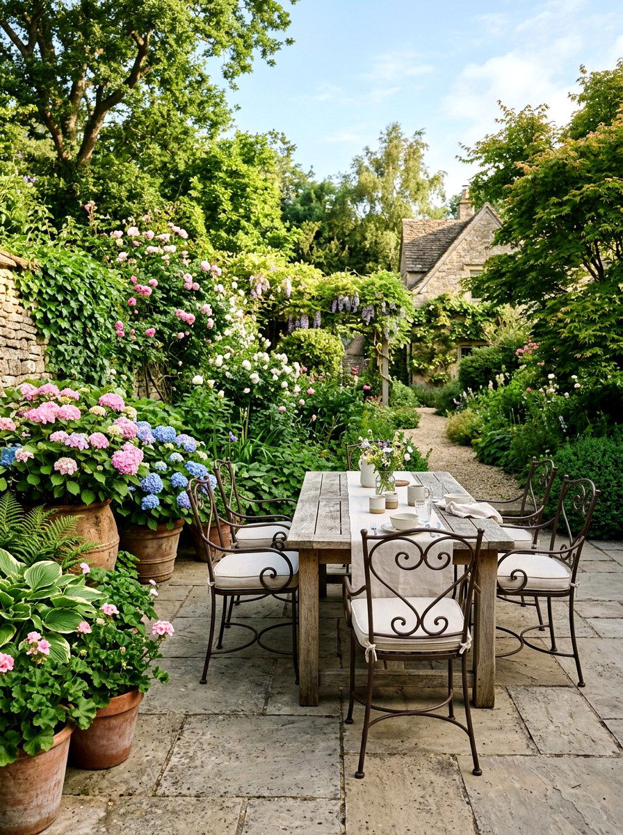 Garden Patio Setup - 25 Spring Al Fresco Dining Ideas