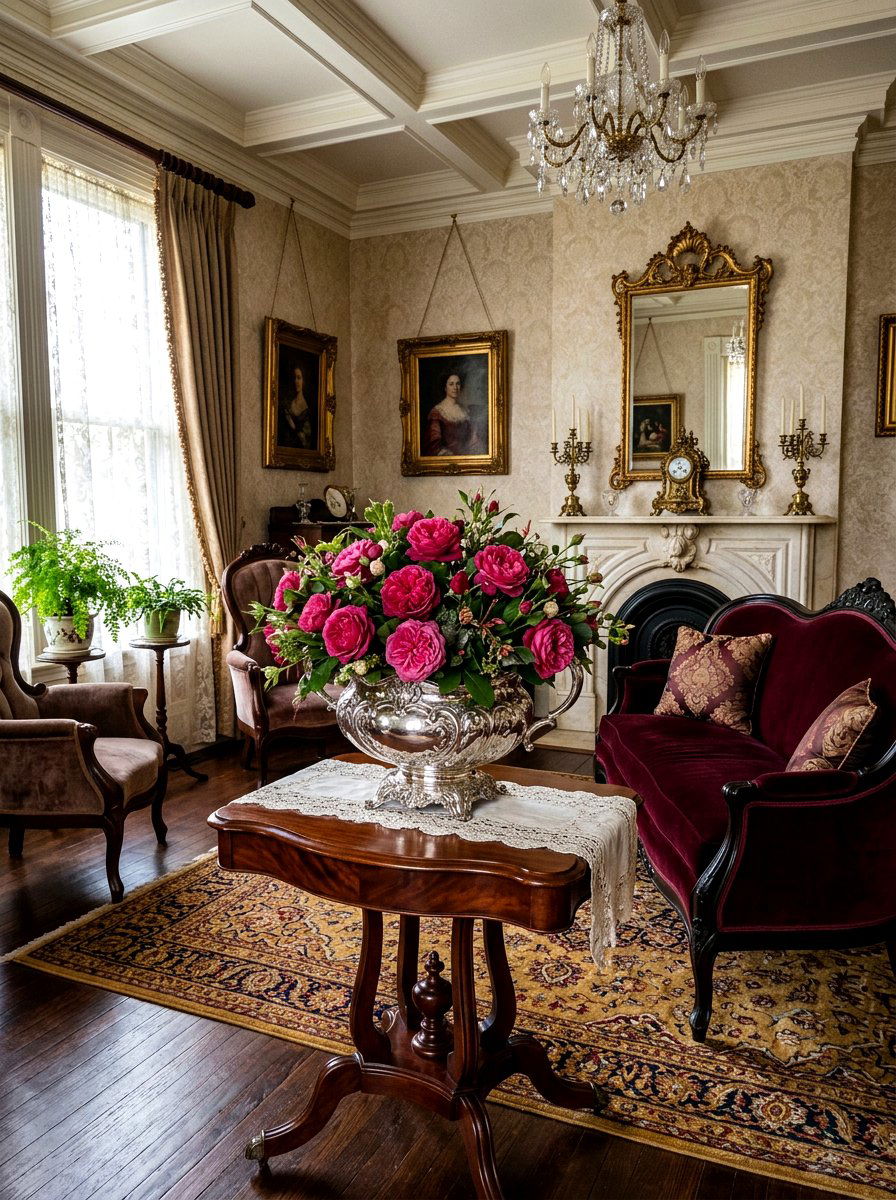 Garden Rose Bowl - 25 Spring Flower Bowl Ideas