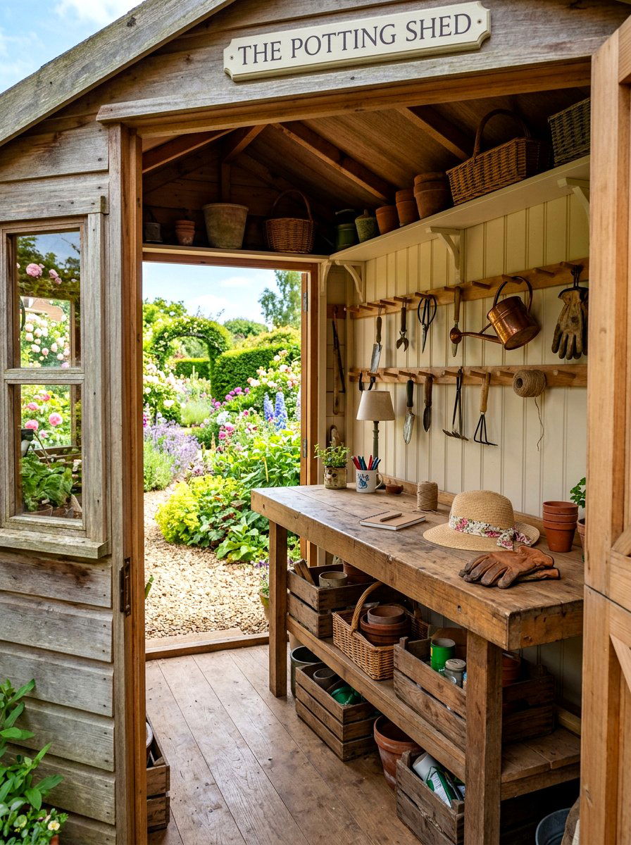 Garden Shed Beadboard Interior - 25 Spring Beadboard Decor Ideas