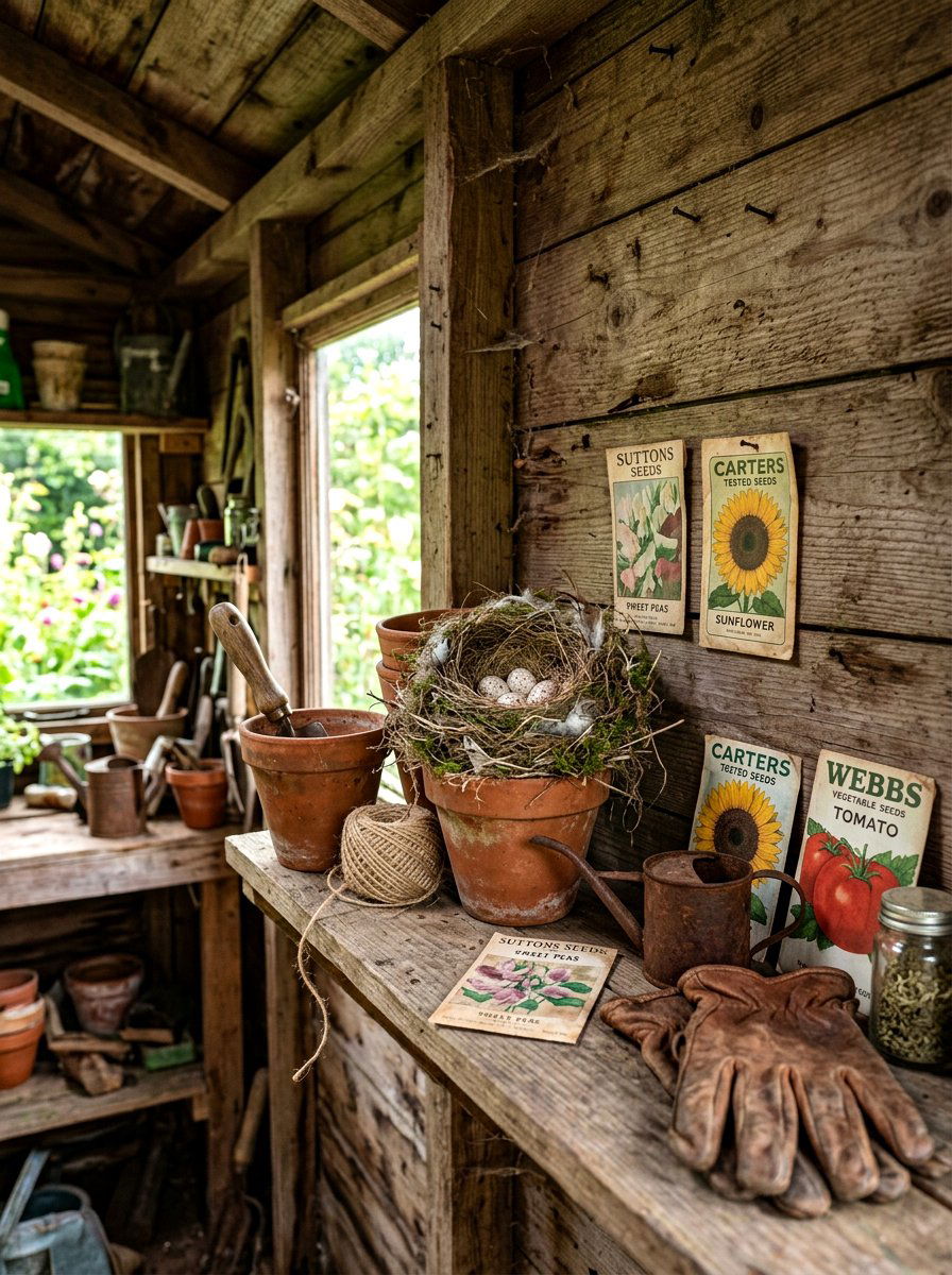 Garden Shed Interior Styling - 25 Spring Bird Nest Decor Ideas