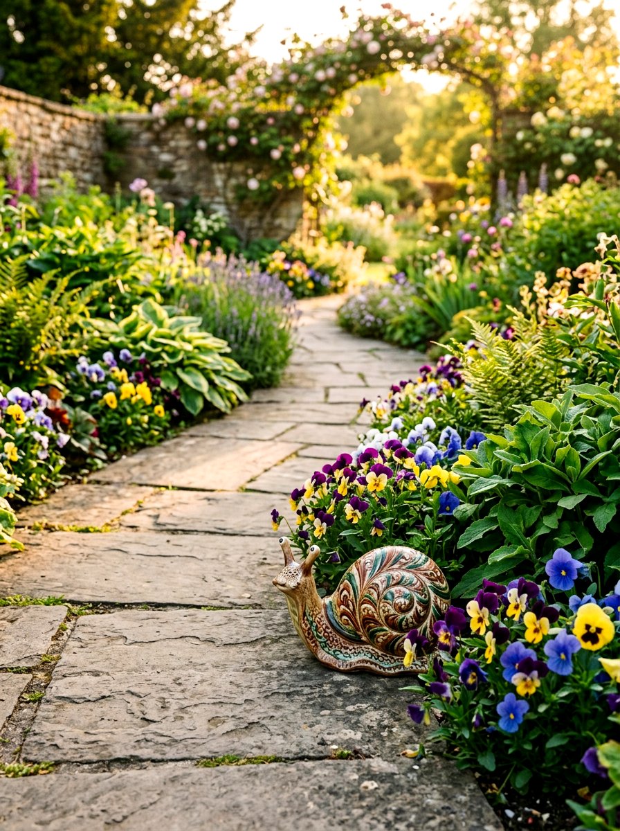 Garden Snail Decor - 25 Spring Snail Planter Ideas