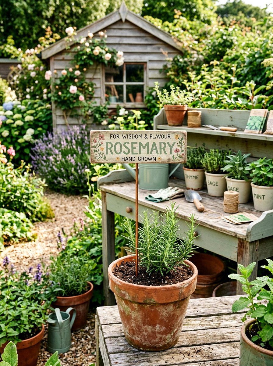 Garden Stake Label - 25 Spring Name Tag Ideas