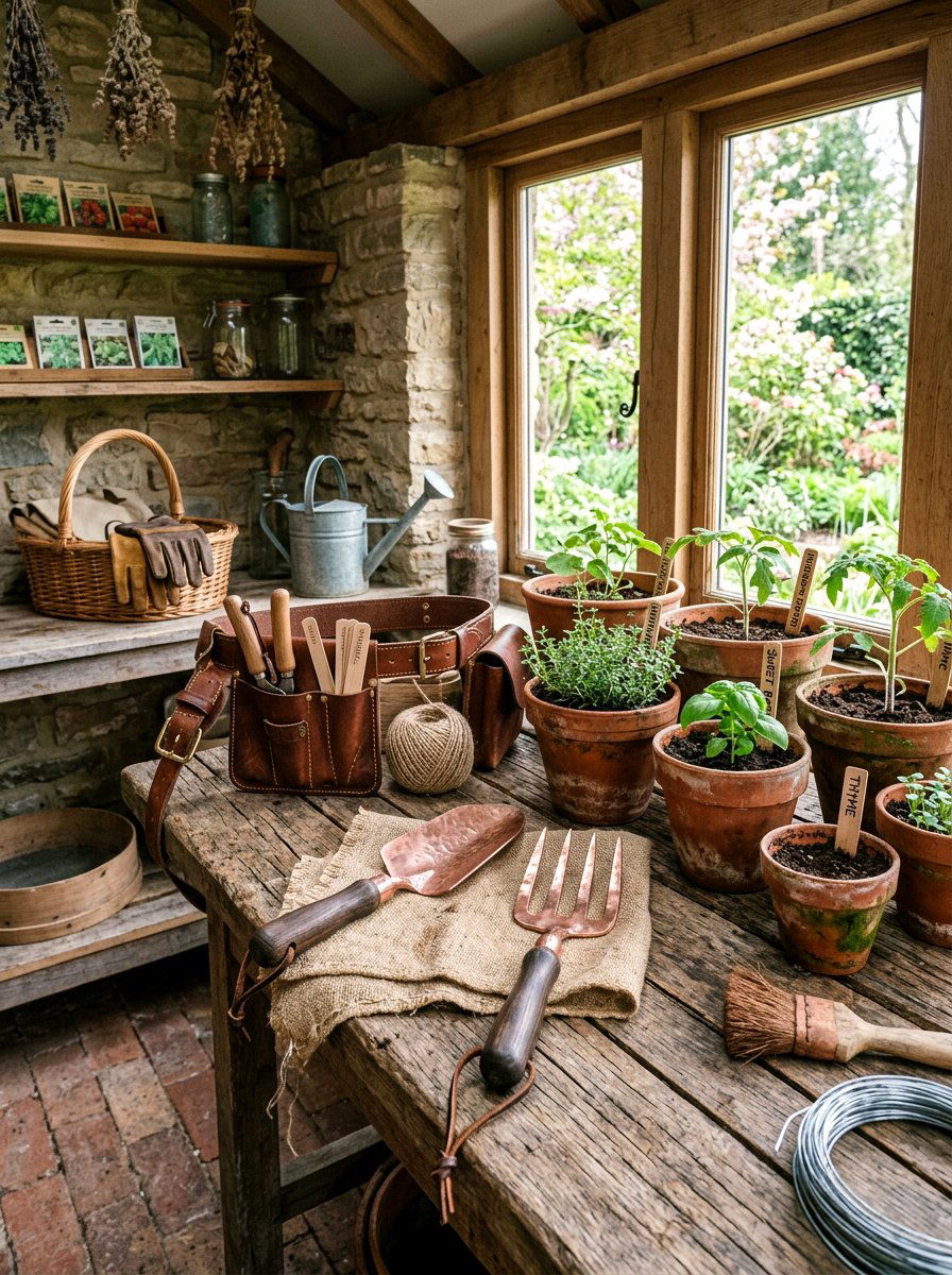 Garden Tool Vignette - 25 Spring Retail Display Ideas