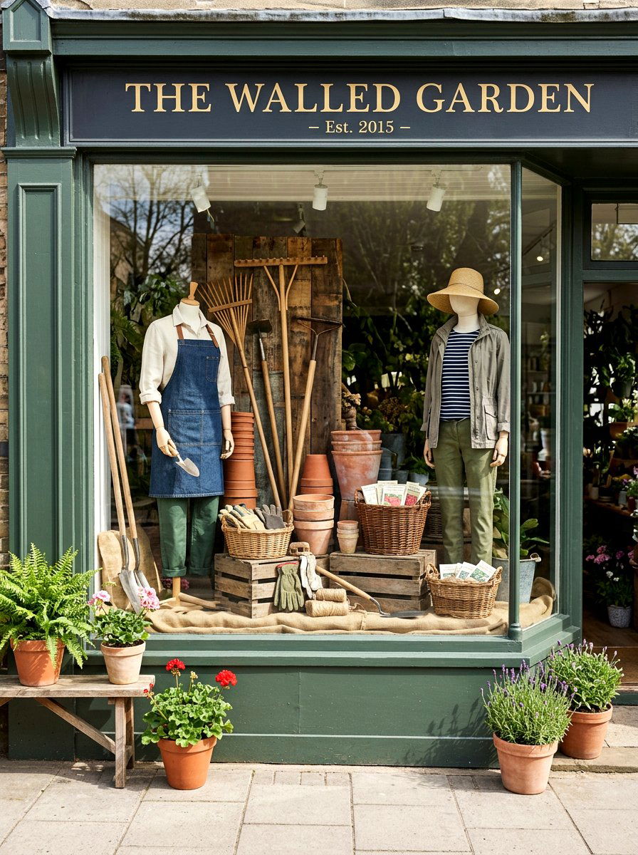 Garden Tool Visual Merchandising - 25 Spring Store Window Ideas