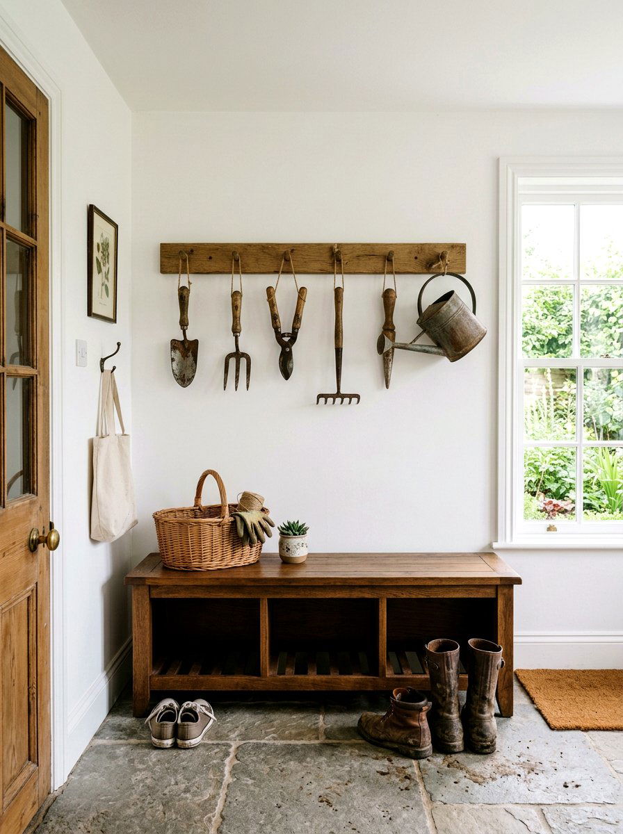 Garden Tools - 25 Spring Thrift Store Decor Ideas