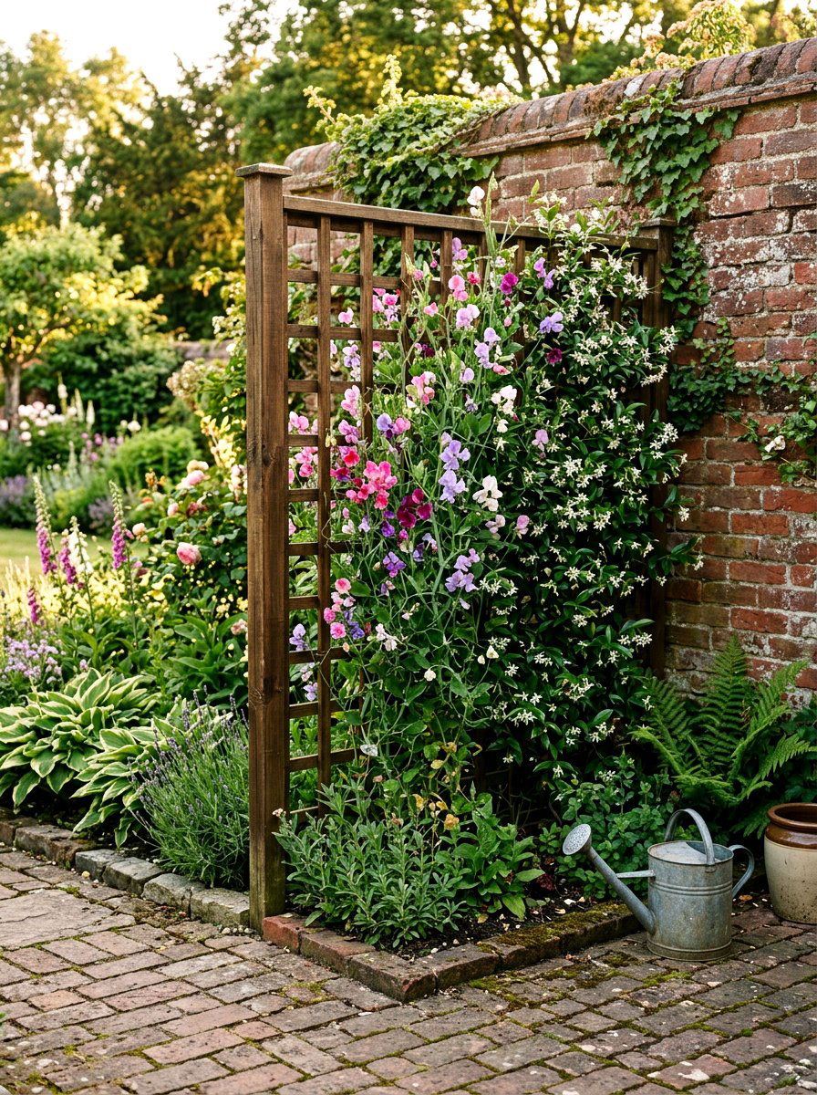 Garden Trellis For Climbing Plants - 25 Spring Raised Bed Decor Ideas