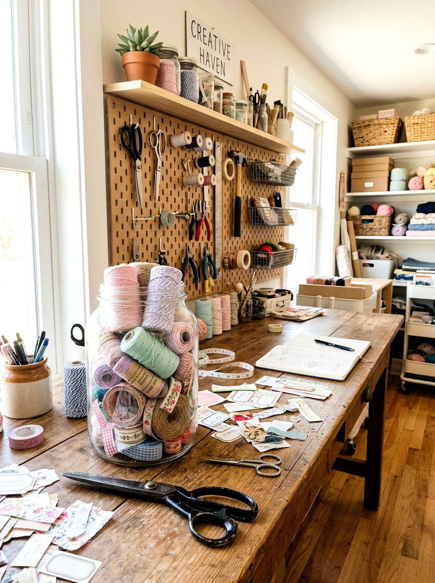 Garden Twine And Ribbon - 25 Spring Jar Filler Ideas