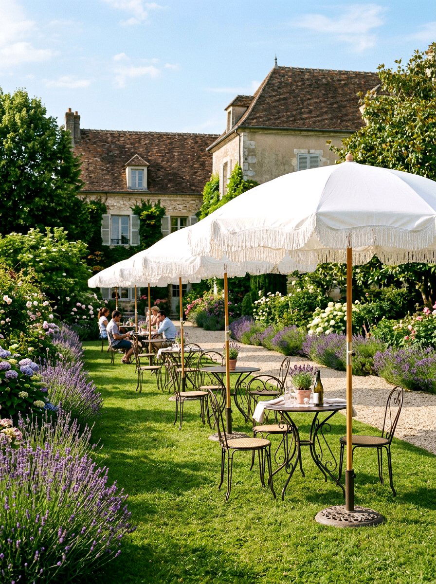 Garden Umbrella Rental - 25 Spring Engagement Party Decor Ideas